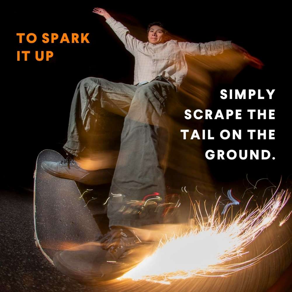 The Skate Fire Spark Plate