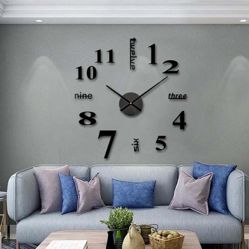 🔥Hot Sale 49% OFF🎁DIY Modern Punch Free Wall Clock