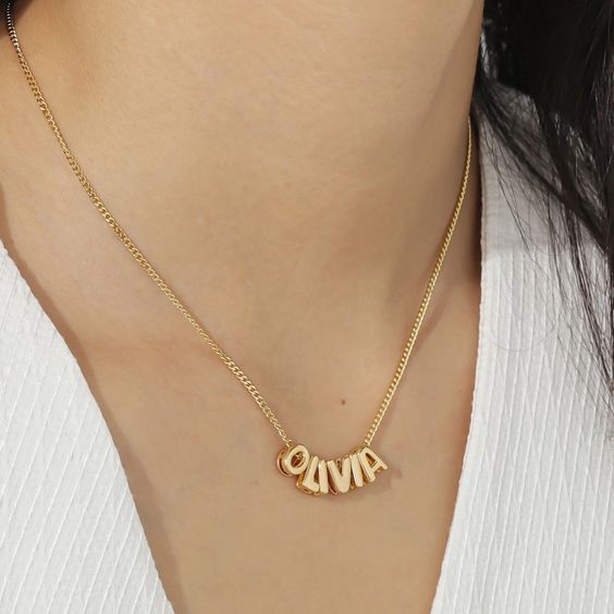 Vellume™ Name Bubble Necklace