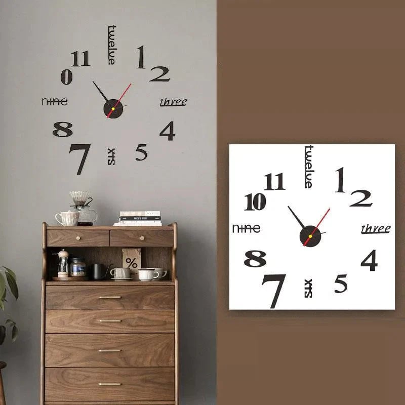 🔥Hot Sale 49% OFF🎁DIY Modern Punch Free Wall Clock