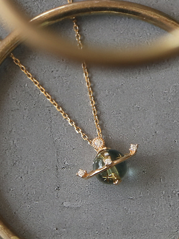 Cosmo Saturn Necklace