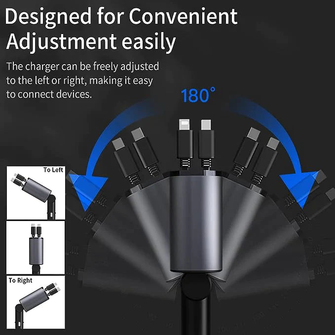 RETRACTABLE FAST CAR CHARGER